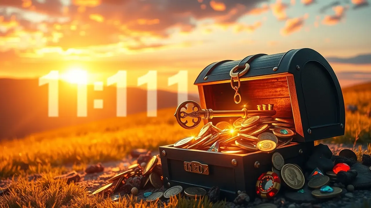 Unlock Abundance: A Deep Dive into the 11:11 Wealth Code Golden key unlocking wealth and abundance: 11:11 Wealth Code