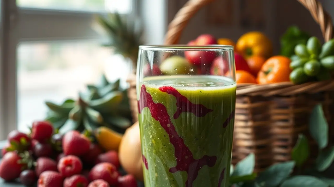 Unlock Vibrant Health with the 200 Delicious Smoothie Recipes Ebook Delicious green smoothie with berries