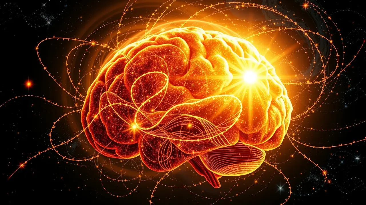 7 Minute Wealth Magnet Review: Does It Really Work? Golden brain transformation symbolizing wealth mindset shift.