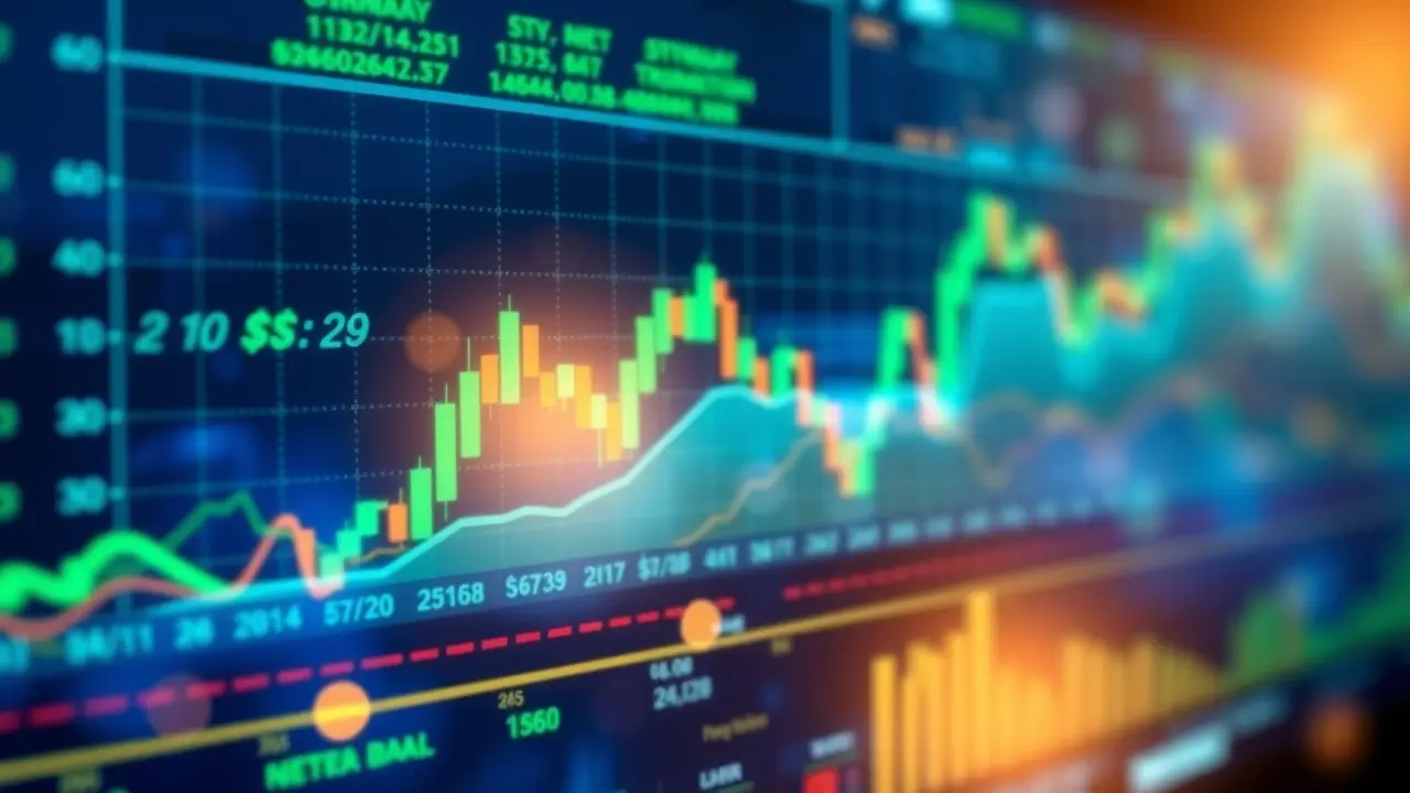 ABS Trading Solution: Is It the Right Choice for You? Dynamic trading screen with glowing charts