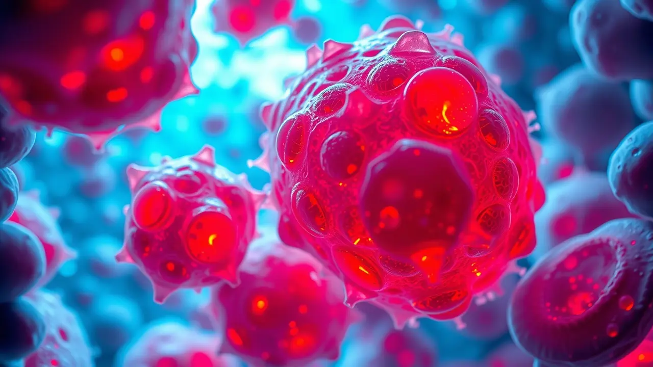 ACTIFLOW Review: Does This Prostate Supplement Really Work? Microscopic view of healthy and inflamed prostate cells