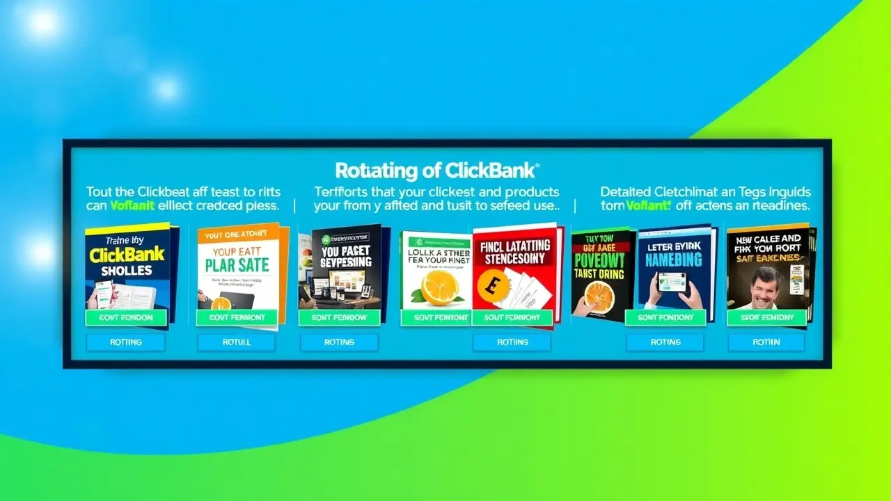 Affiliate Ad Rotator: Boost Your ClickBank Earnings? Affiliate Ad Rotator Banner with Rotating Products