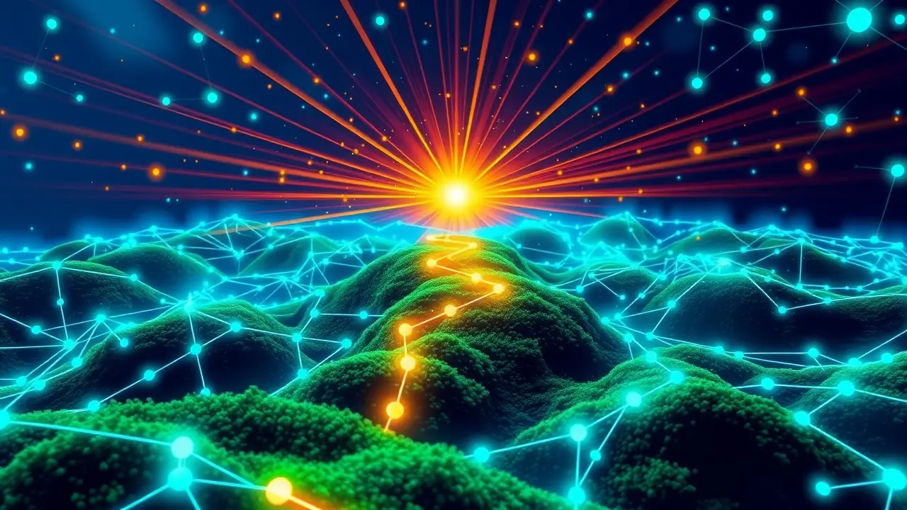 AffiliateMarketer.com Community & Course Review: Is It Worth It? Affiliate marketing digital landscape showcasing community connections.