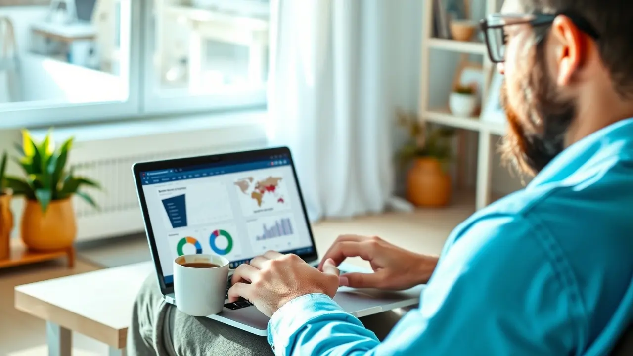 Affilorama Review: Can It Really Teach You Affiliate Marketing? Affilorama user working on their laptop