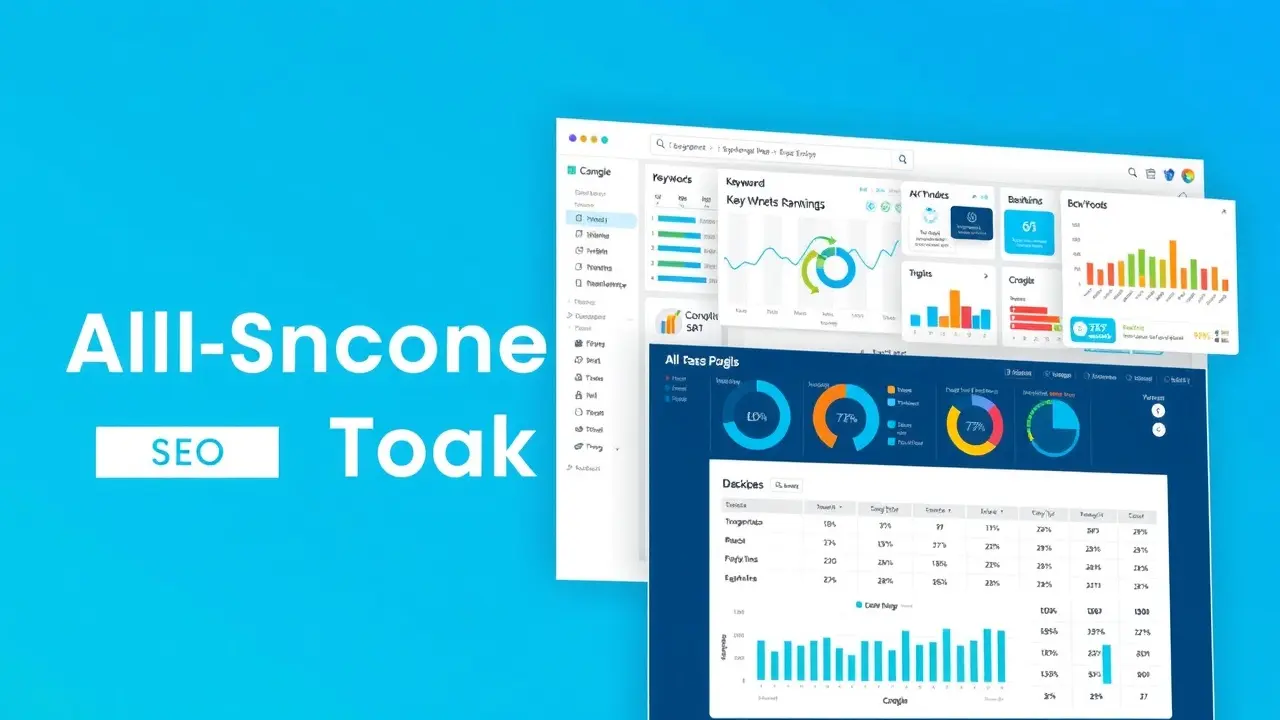 All-in-One SEO Tool Suite dashboard showcasing SEO metrics