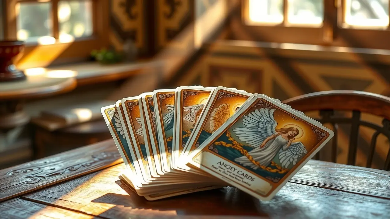 Angel Card Daily System Review: Unveiling Your Daily Guidance Angel Card Daily System cards fanned out on a table