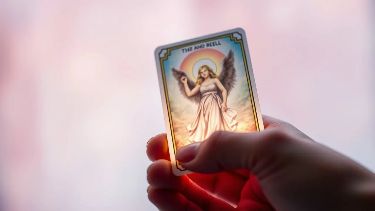 Angel Tarot System Review: Unlock Your Intuition and Divine Guidance Angel Tarot card with soft angelic imagery