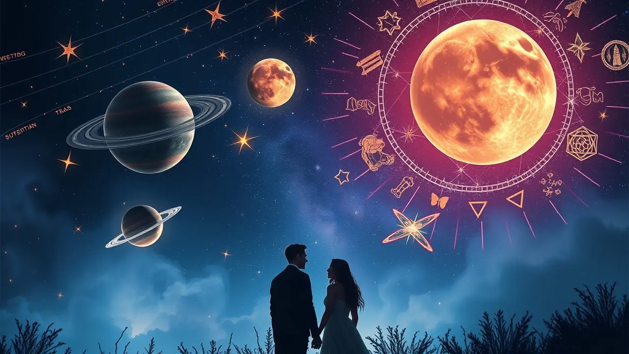 Unlock Your Love Life: A Review of Anna Kovach’s VIP Astrology Consultation & Book Funnels Astrological symbols and romantic imagery
