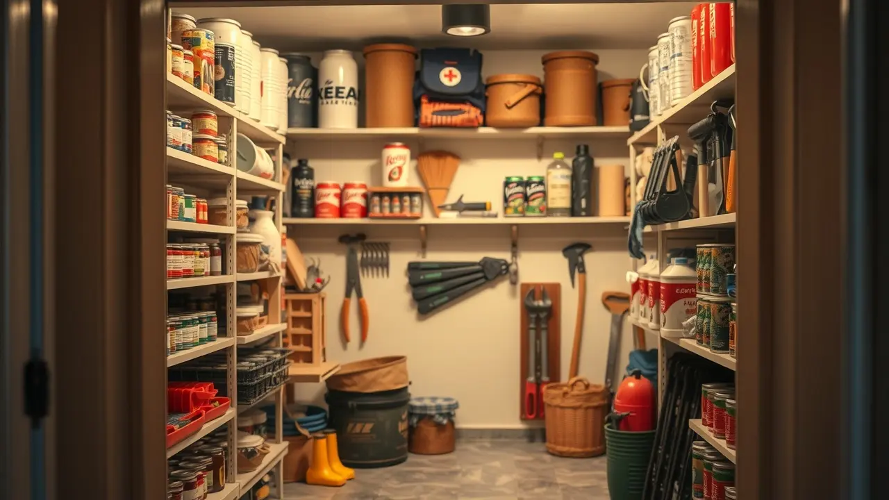 Another Survival Blockbuster: Is This Bugging In Guide Right for You? Well-stocked survival pantry