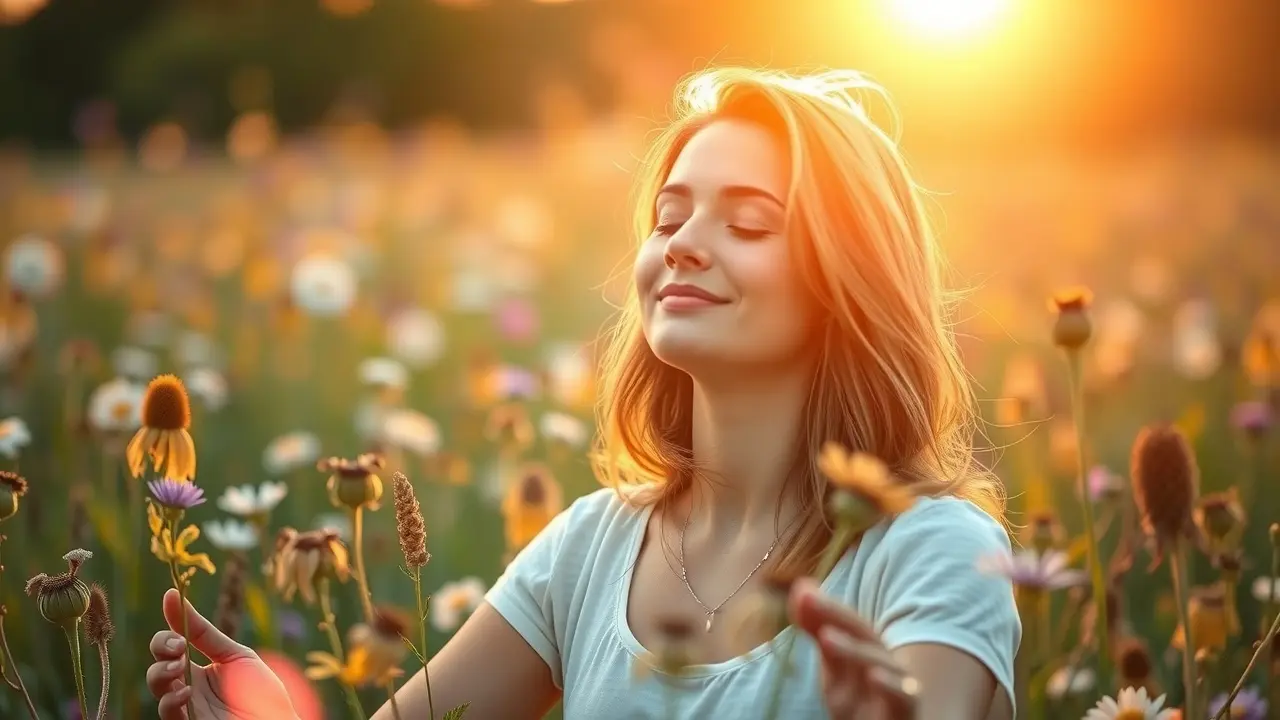 Anxiovita Review: Can This Supplement Really Ease Your Anxiety? Woman meditating peacefully in a meadow