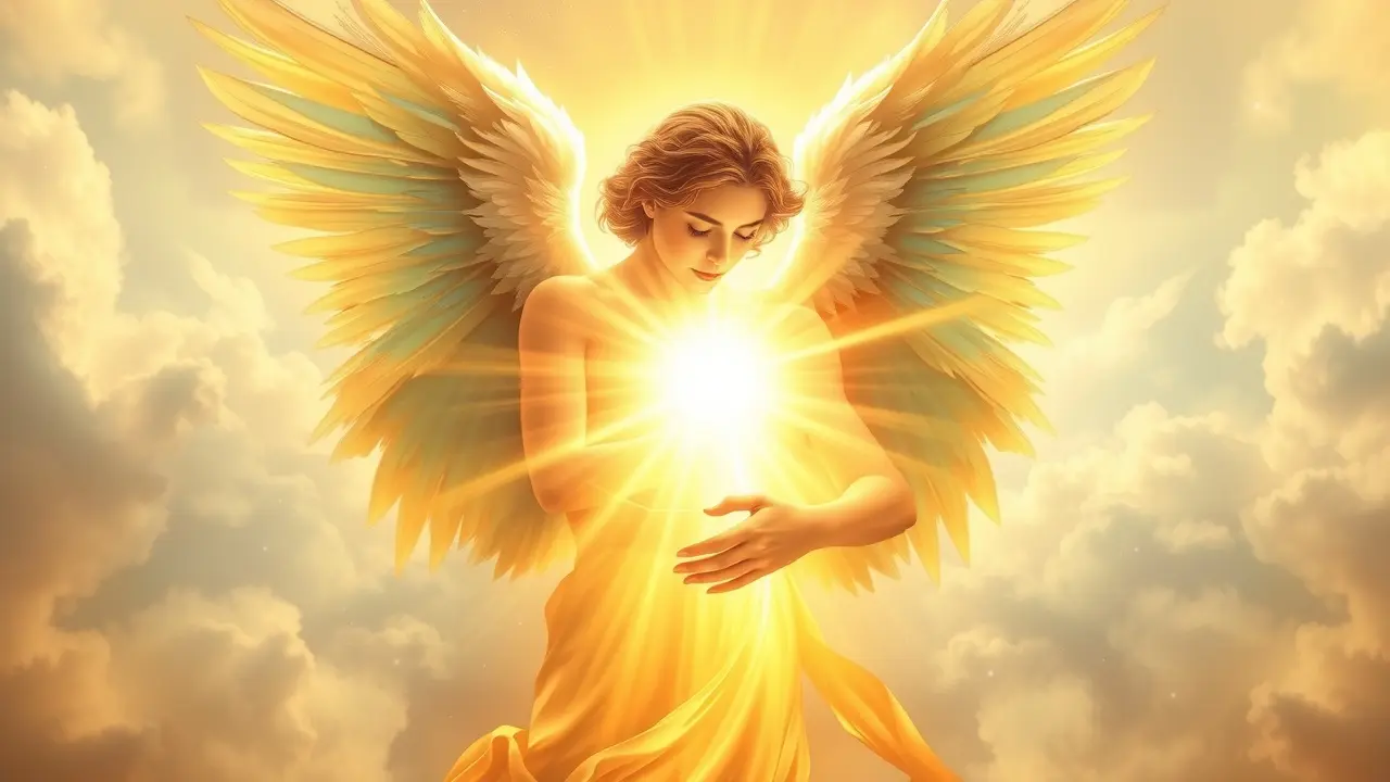 Archangel Health Prayers: Do They Really Work? Archangel Raphael healing with golden light