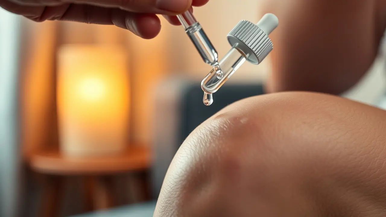 ArcticBlast Review: Does This Pain Relief Drop Really Work? ArcticBlast being applied to knee