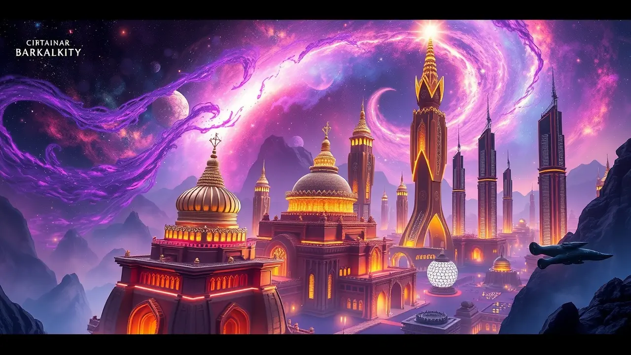 Astral Treasury: Unveiling the Secrets Within? Astral Treasury ethereal cityscape