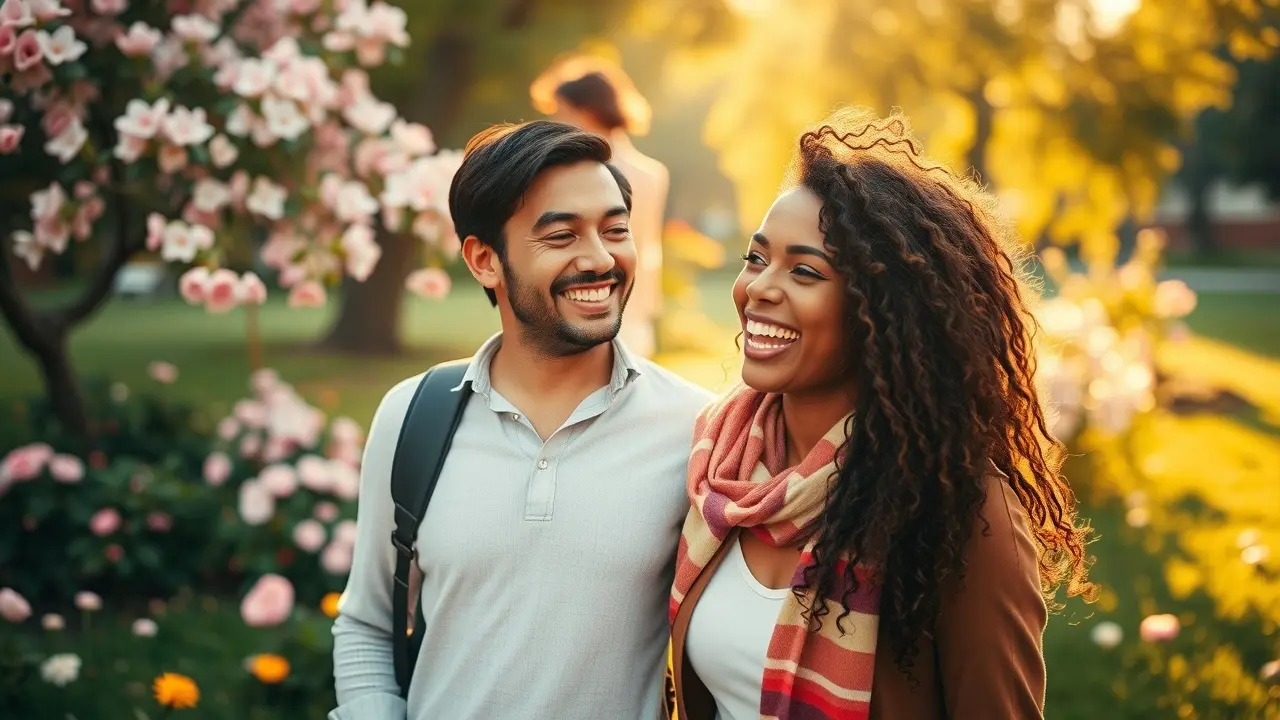 Attract Men/Women & Get Your Ex Back: Does It Really Work? Happy couple laughing together in a park