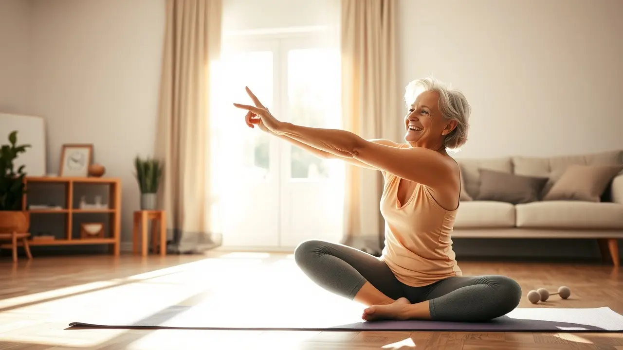Back Pain Breakthrough Review: Is This Program Worth It? Woman practicing stretching exercises for back pain relief