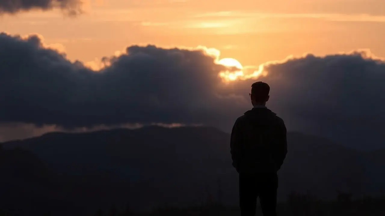 Beat The Breakup: Will This Program Really Help You Move On? Person facing the sunrise after a breakup