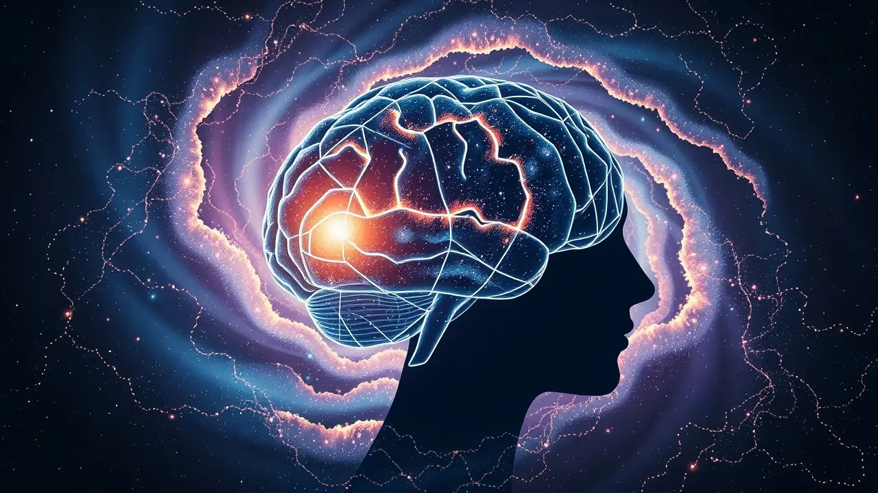 Billionaire Bioscience Code Review: Unlocking Your Potential? Brain silhouette in galaxy