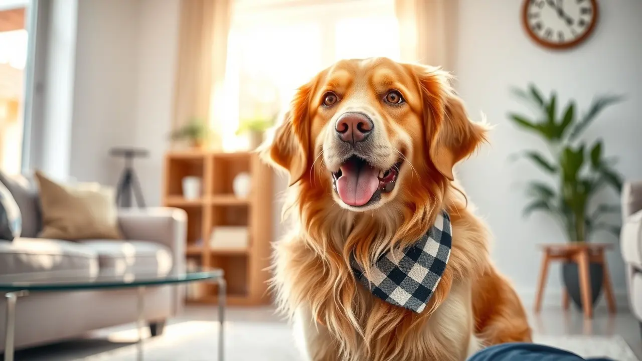 Brain Training for Dogs: Unleash Your Pup’s Potential Attentive Golden Retriever Engaging in Brain Training