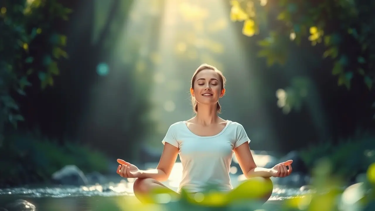 Brainwave Club Review: Unlock Your Potential? Person meditating peacefully in nature