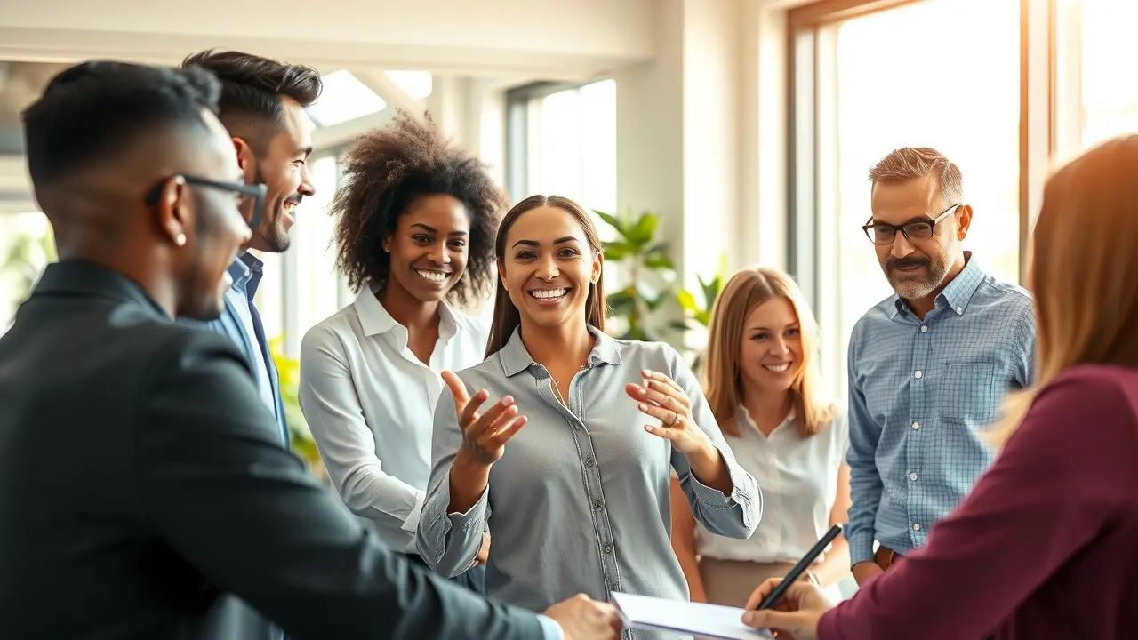 Unlock Your Potential: A Review of the Business Coaching Certification Program Diverse team collaborating in a modern office