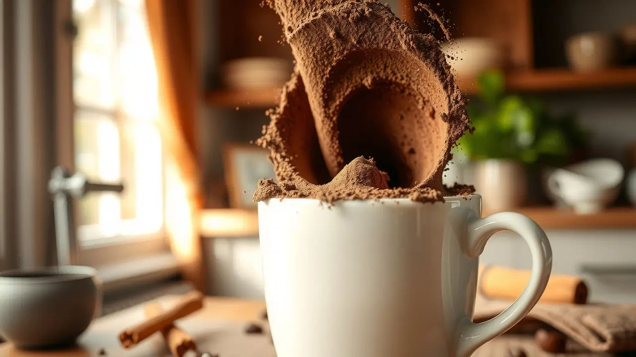 Cacao Bliss Review: Is This Healthy Chocolate Worth It? Cup of Cacao Bliss in Almond Milk
