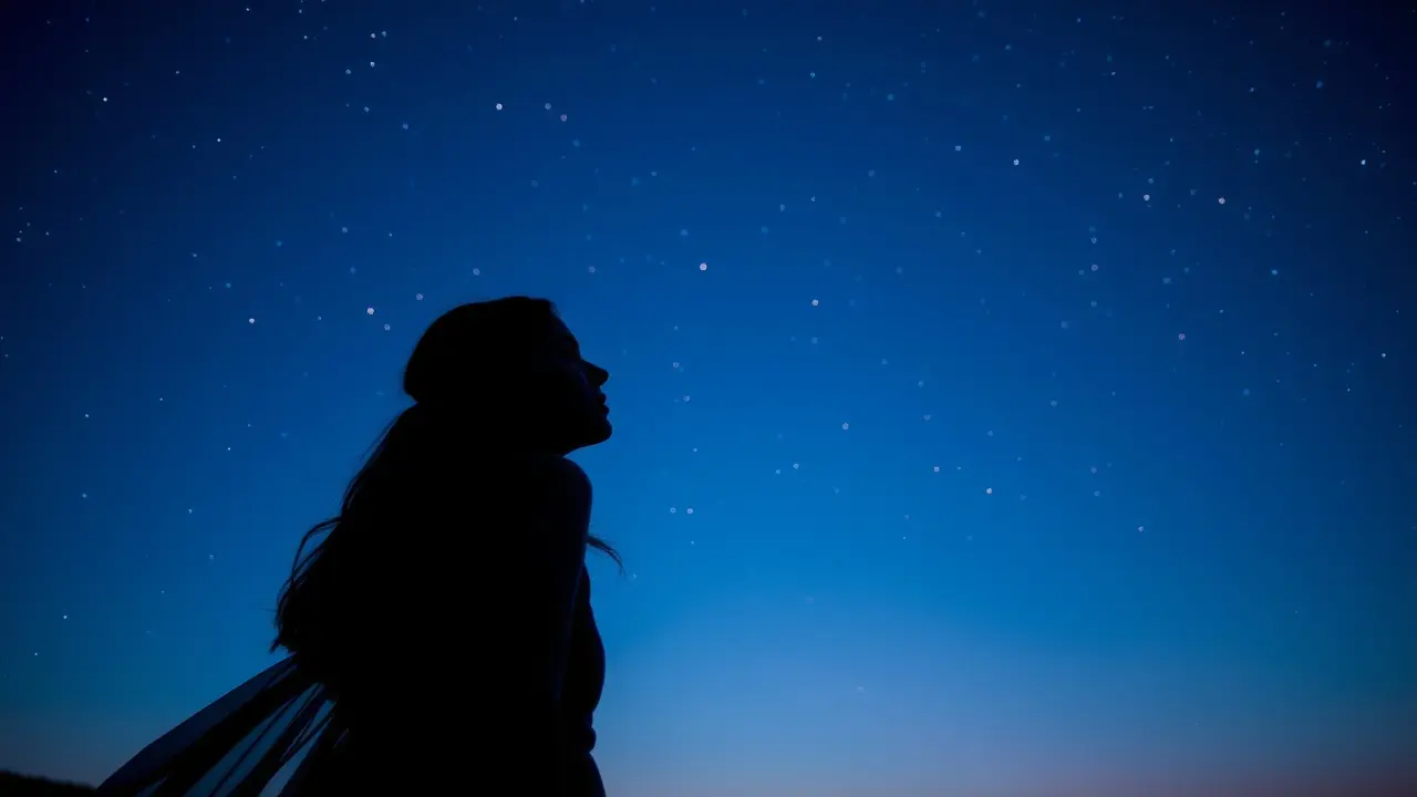 Capricorn Man Secrets Review: Can This Guide Help You? Woman gazing at the Capricorn constellation