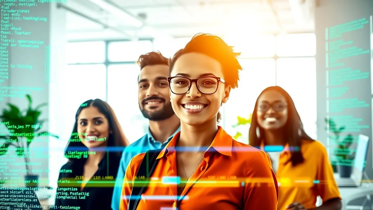 Certified A.i. Jobs Review: Can AI Really Help You Make Money Online? Certified A.i. Jobs program interface displayed with smiling young leaders