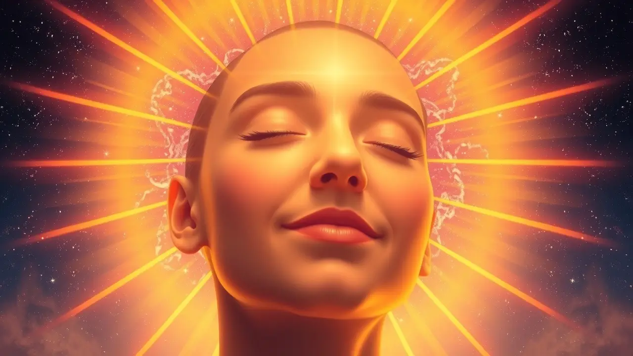 Choose To Believe System Review: Does It Really Work? Person radiating light against a star-filled sky