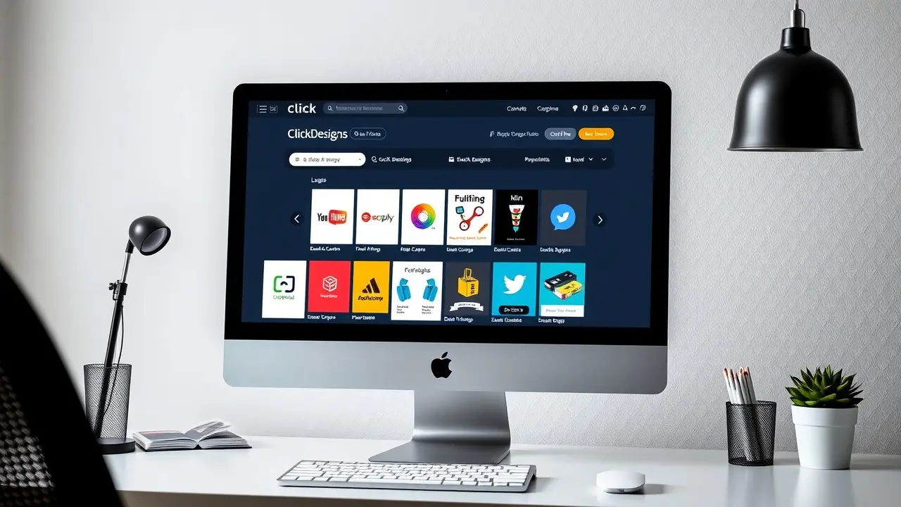 ClickDesigns Review: Is This Graphic Design Software Worth It? ClickDesigns Software Interface