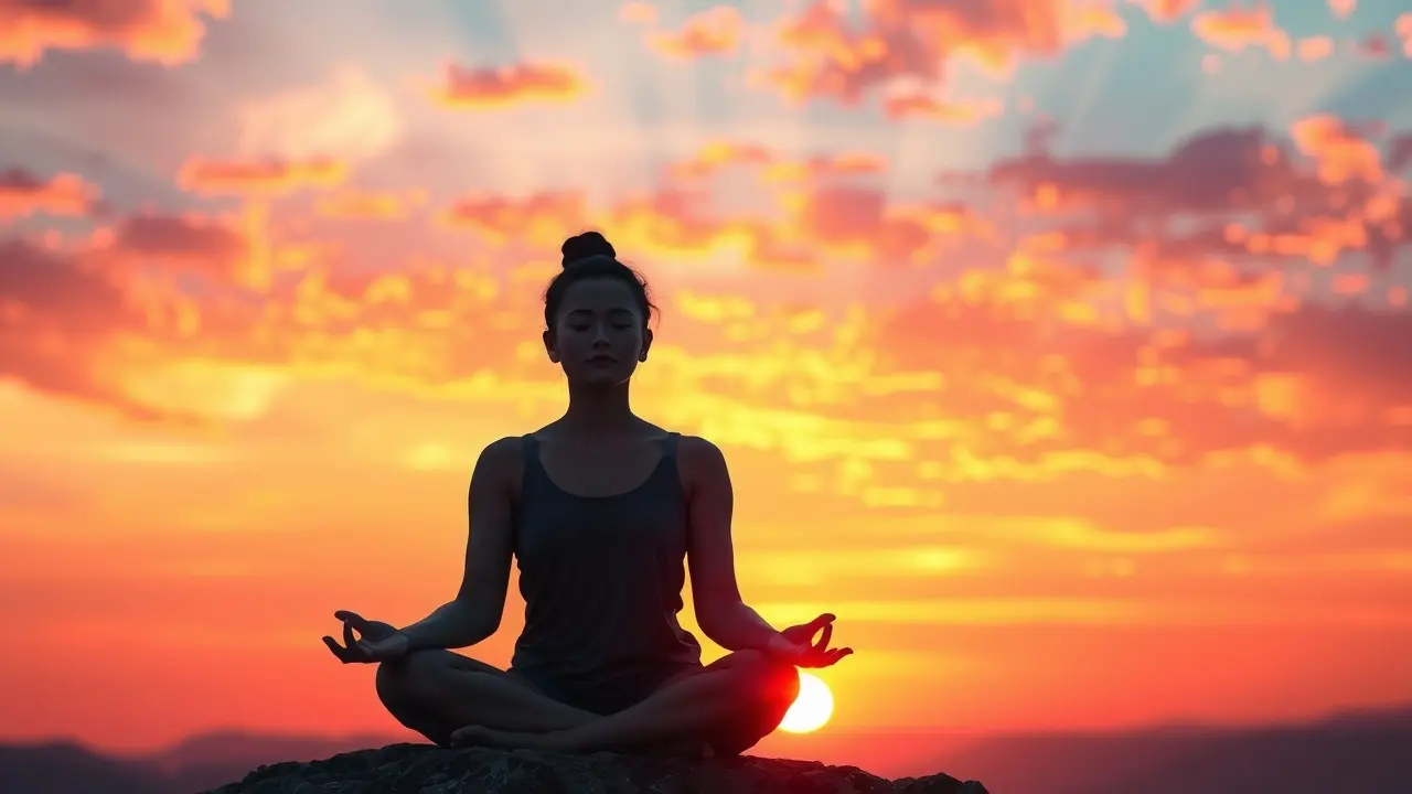 CosmicManifestationSecrets.com Review: Unlocking Your Inner Potential or Just Another Scam? Person meditating, Law of Attraction background