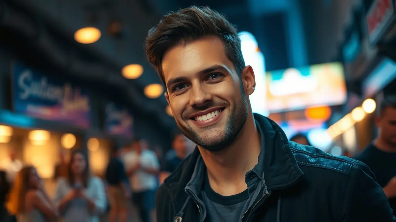 Dean Cortez Seduction Products Review: Do They Really Work? Confident man smiling, urban setting