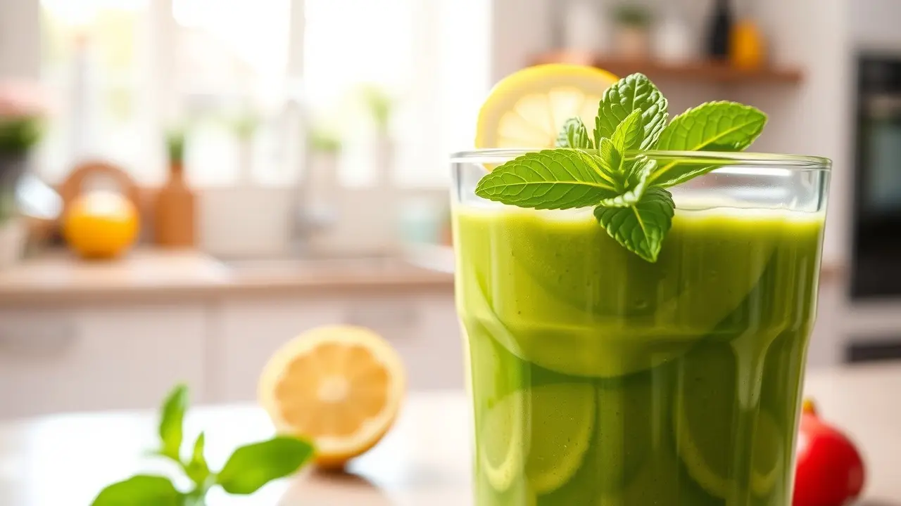 Deep Belly Detox Review: Does This Supplement Really Work? Green detox smoothie in a glass