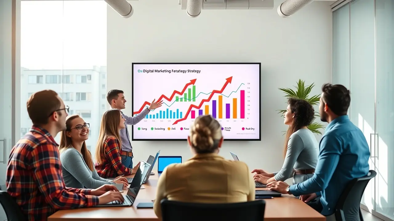 Unlock Your Potential: A Review of Digital Marketing Training Courses Digital marketing strategy presentation.