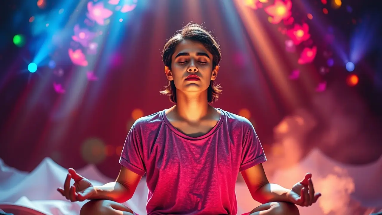 Divine Invocation Code Review: Unlocking Your Inner Potential? Meditating person surrounded by divine light