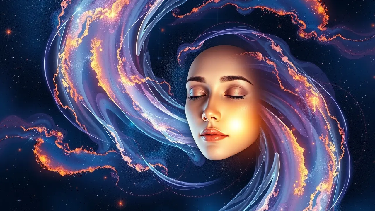 Divine MasterPlan Review: Unveiling Your Path to Purpose Divine MasterPlan: Cosmic Swirl with Face