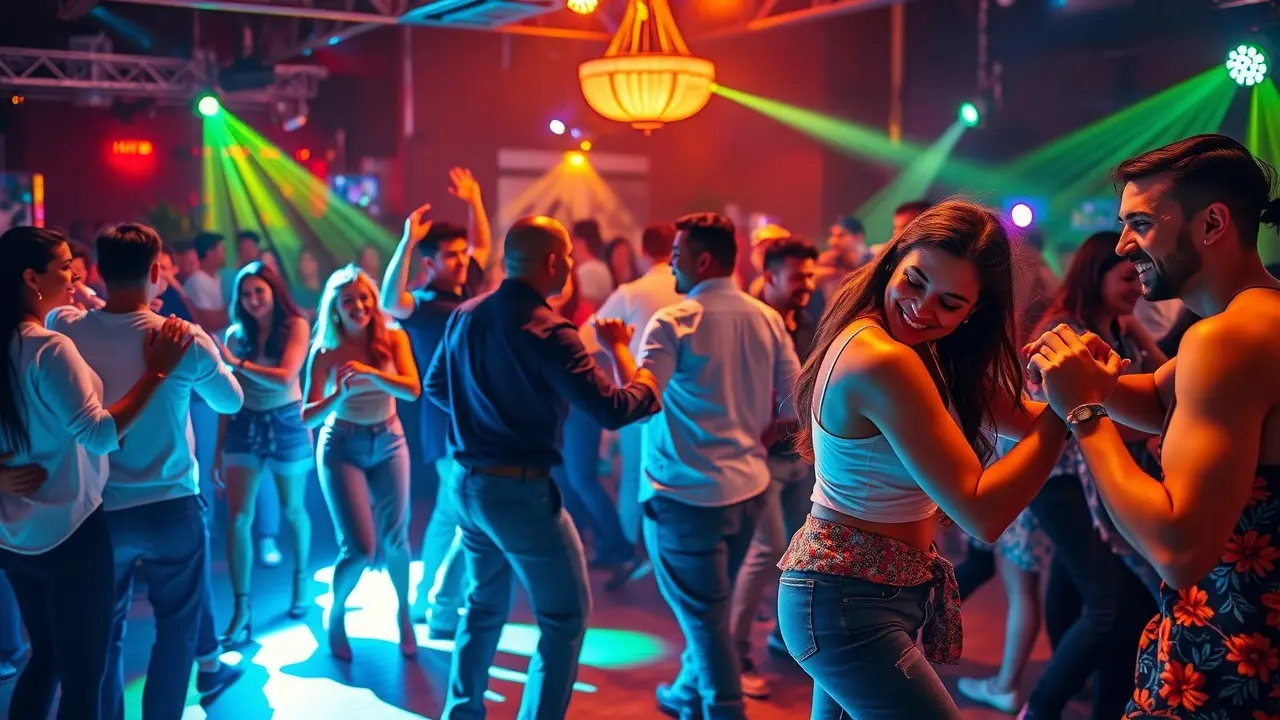 Don’t Stay Seated at the Parties: Unleash Your Inner Dancer! People dancing salsa, bachata, and cumbia