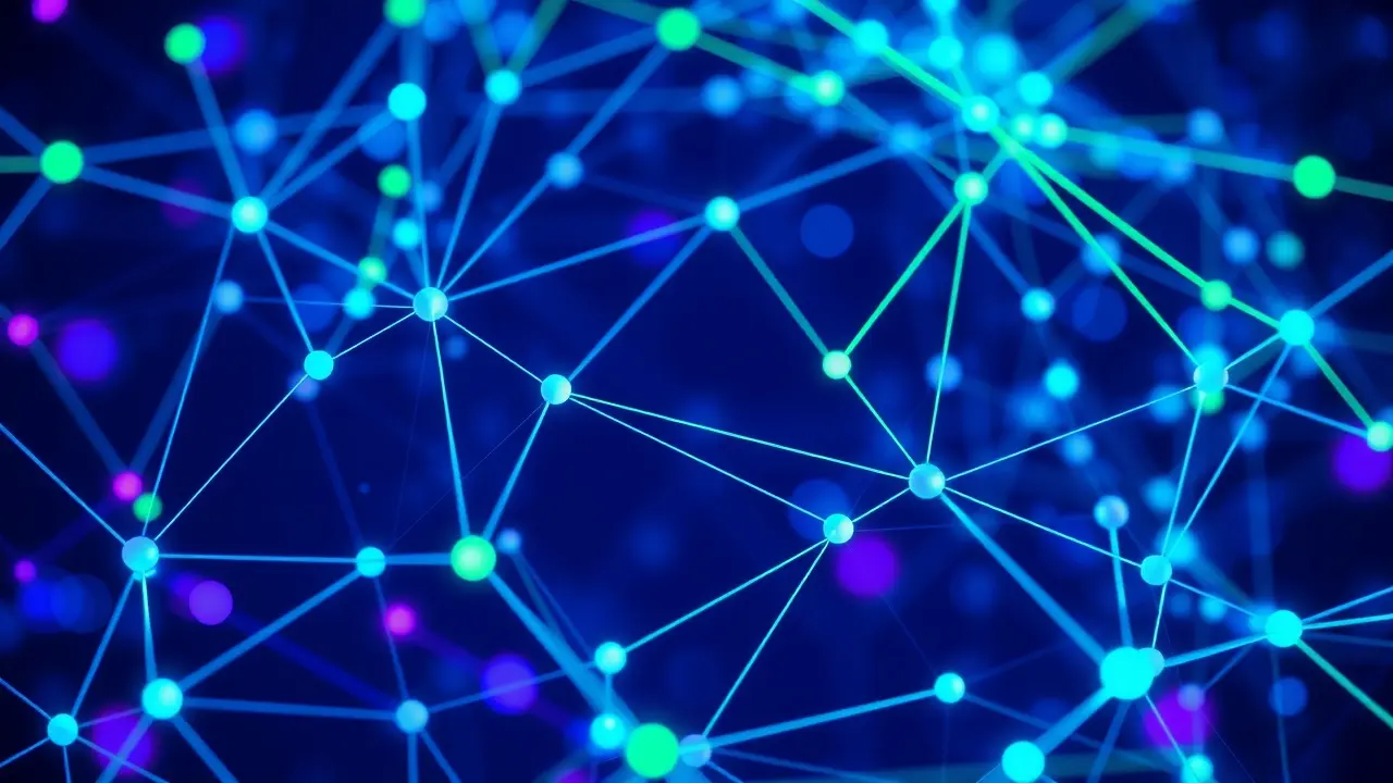 Easy Backlinks Review: Can This SEO Tool Simplify Your Link Building? Interconnected nodes forming a backlink web.
