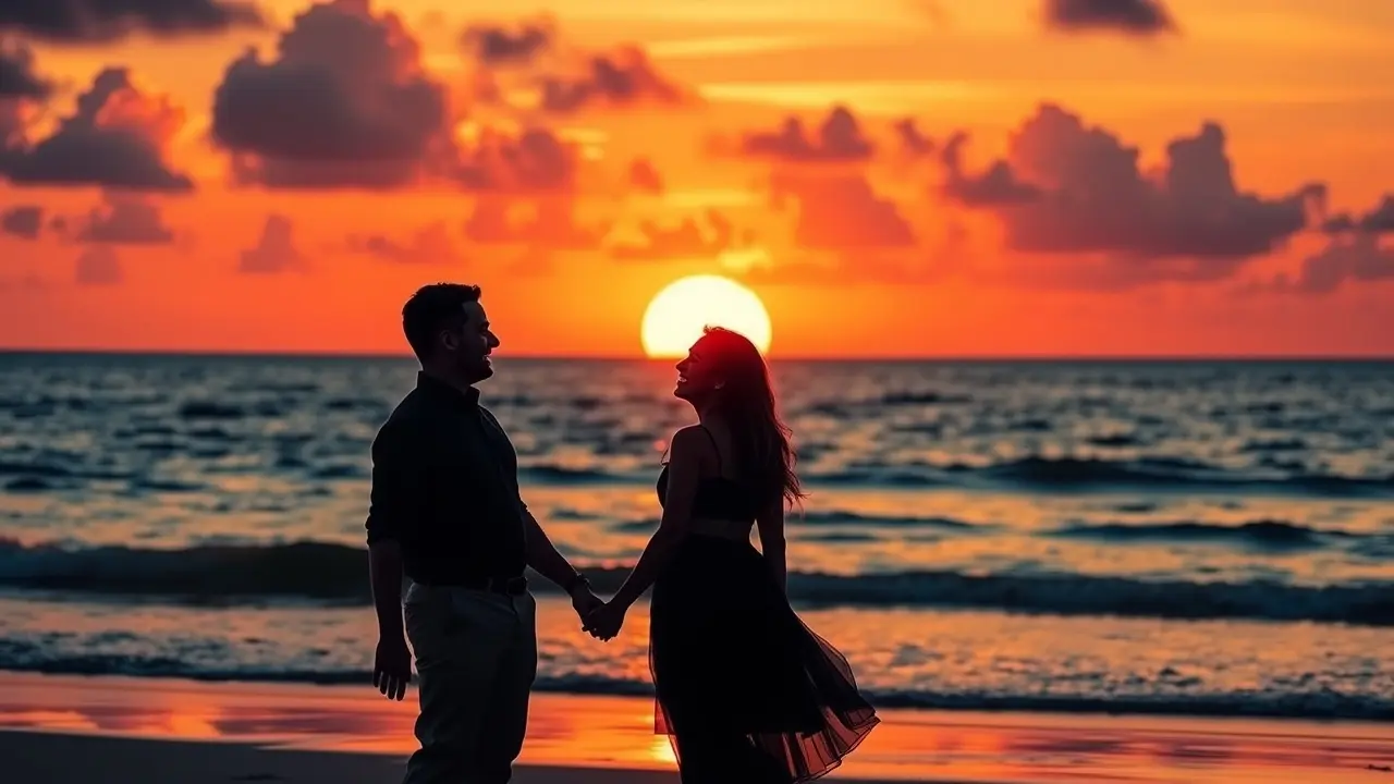 Enamora a tu Ex: A Complete Review and Guide to Rekindling Romance Couple holding hands at sunset, symbolizing rekindled love.