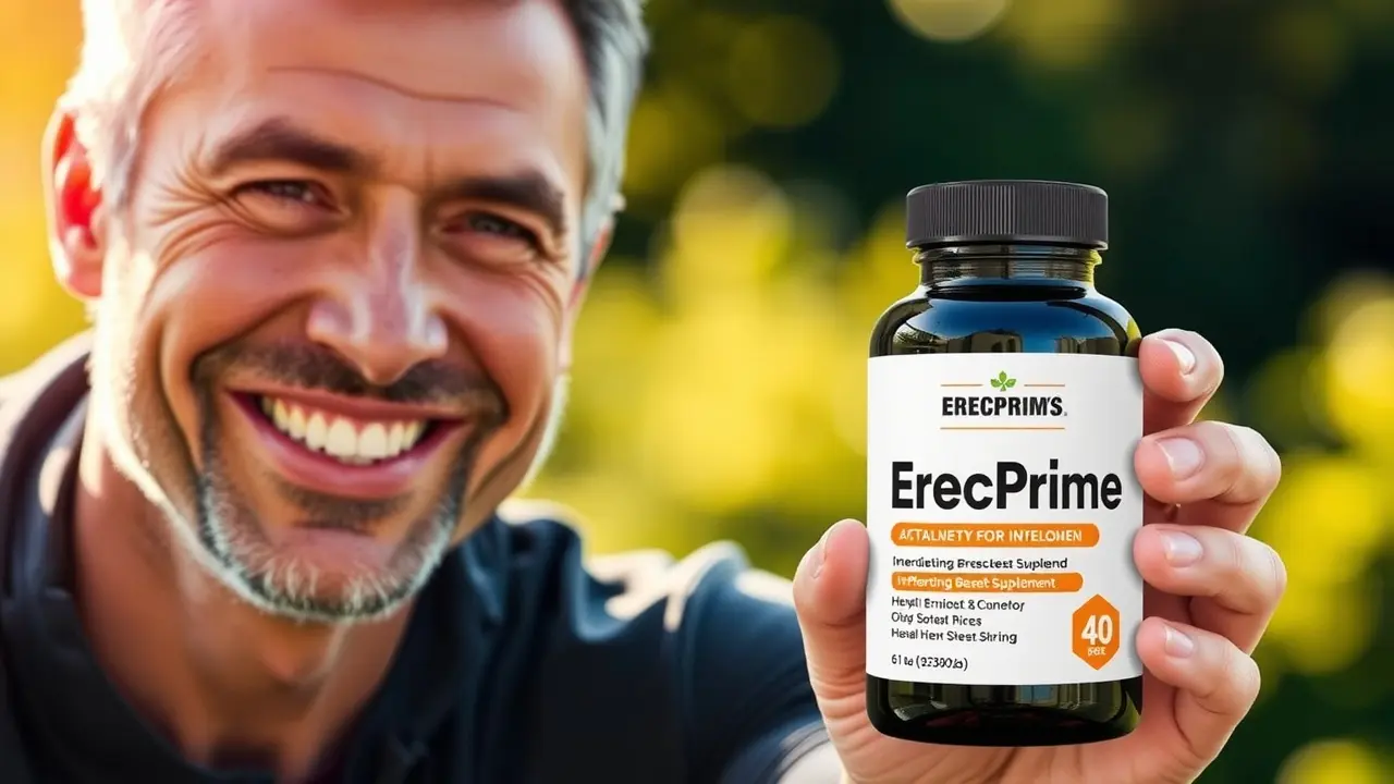ErecPrime Supplement Bottle