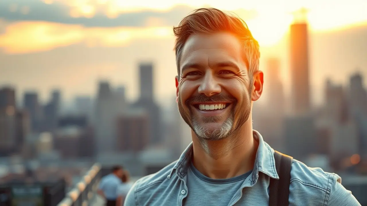 Erect On Command Review: Does This Men’s Health Product Really Work? Confident man radiating health and vitality