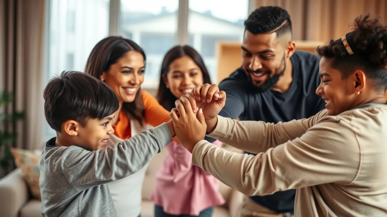 Family Self Defense: Is This Training Right for You? Family practicing self-defense techniques at home