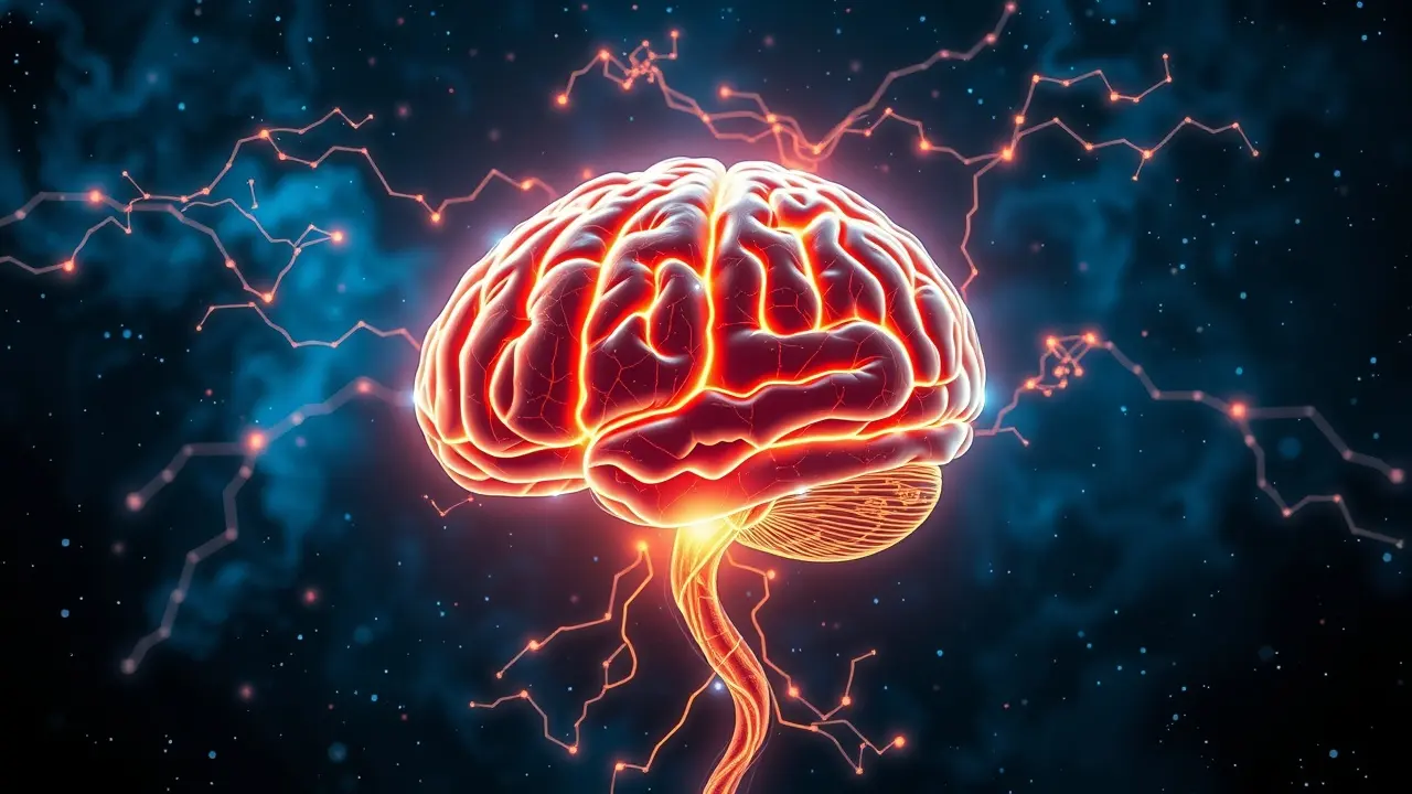 Fast Brain Booster Review: Does It Really Work? Glowing brain representing enhanced cognitive function.