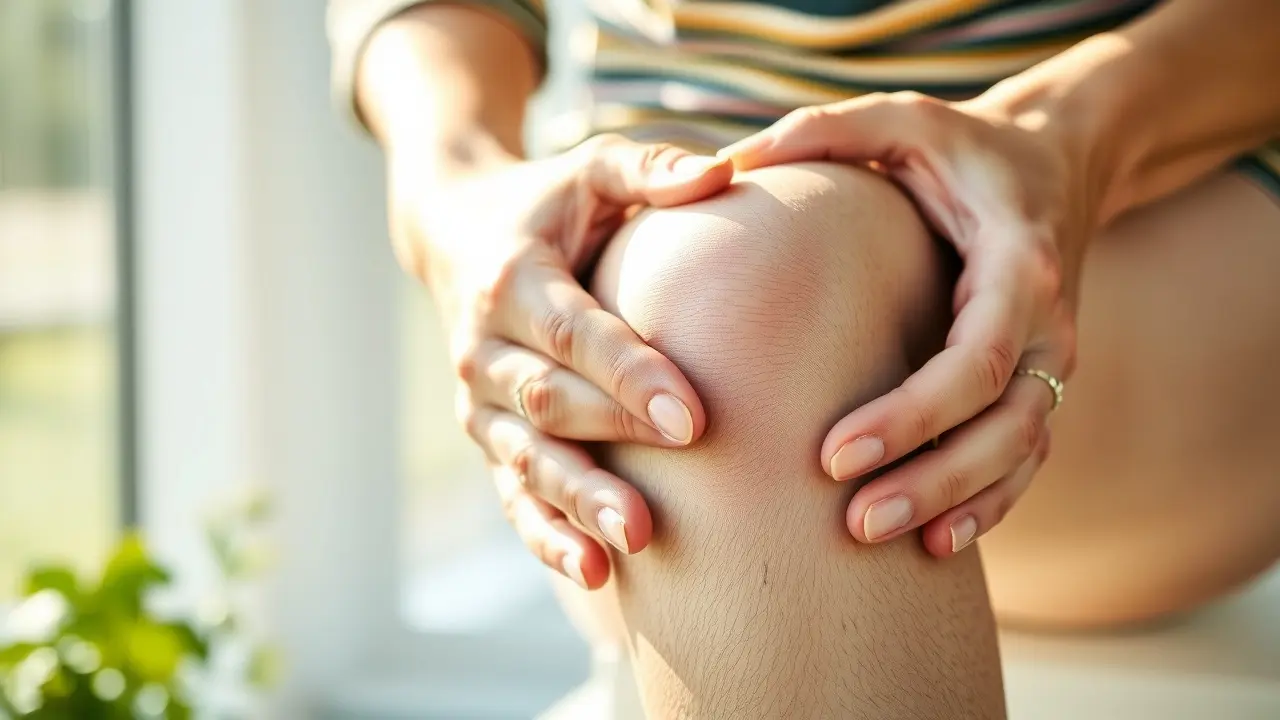 Flexigenics Review: Does This Joint Supplement Really Work? Woman massaging her knee, Flexigenics for joint pain