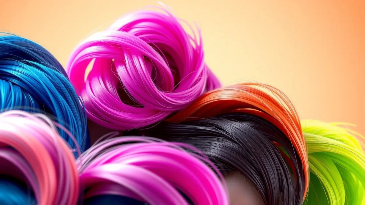 Game Texture Sales Review: Level Up Your 3D Creations! Diverse collection of vibrant 3D hair textures