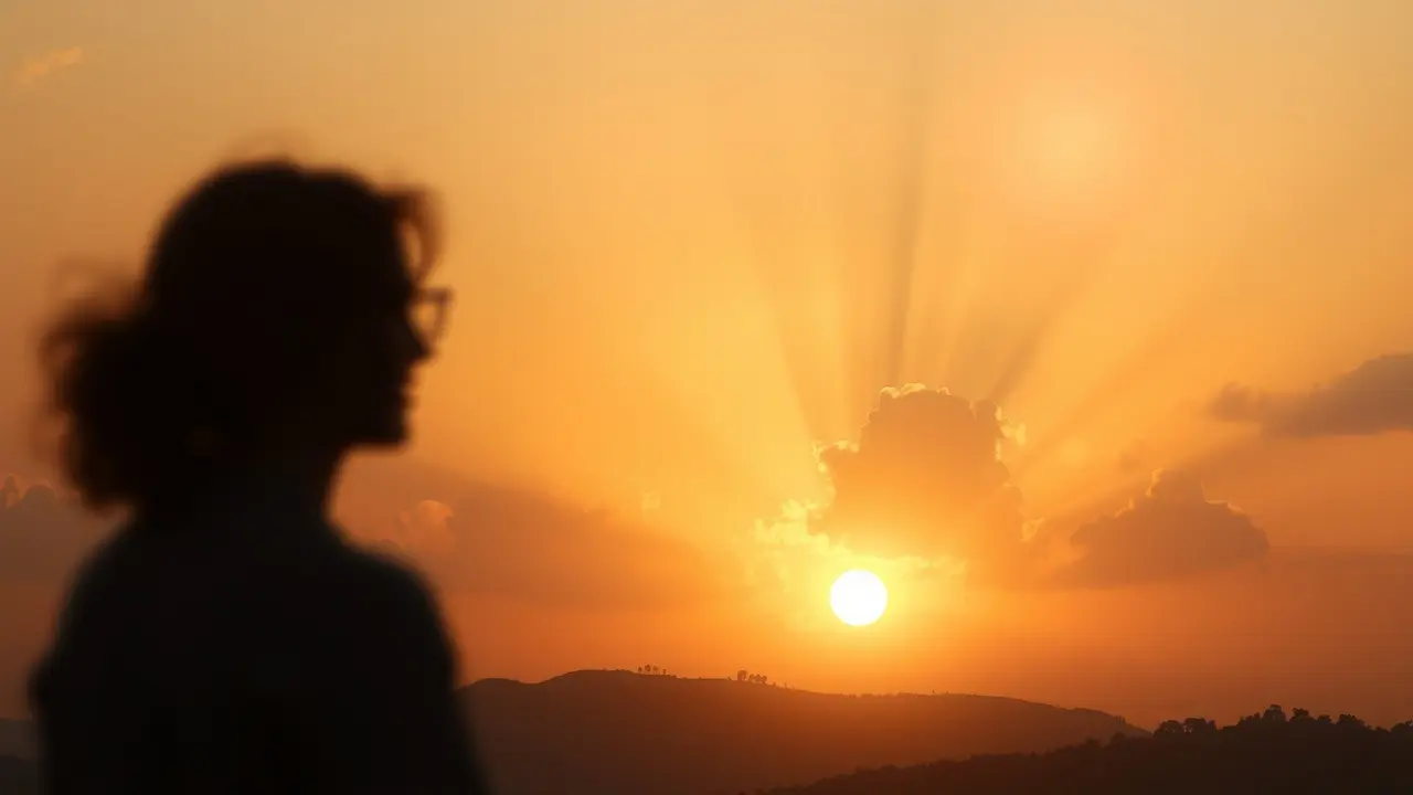 God’s Sacred Promise Review: Unveiling the Truth Figure silhouetted sunrise with spiritual symbol