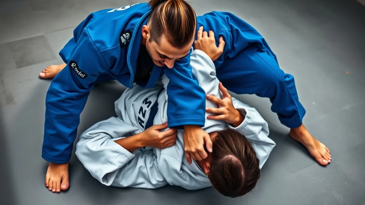Ground Control Program Review: Master BJJ Ground Game? Two BJJ practitioners demonstrating ground control techniques.