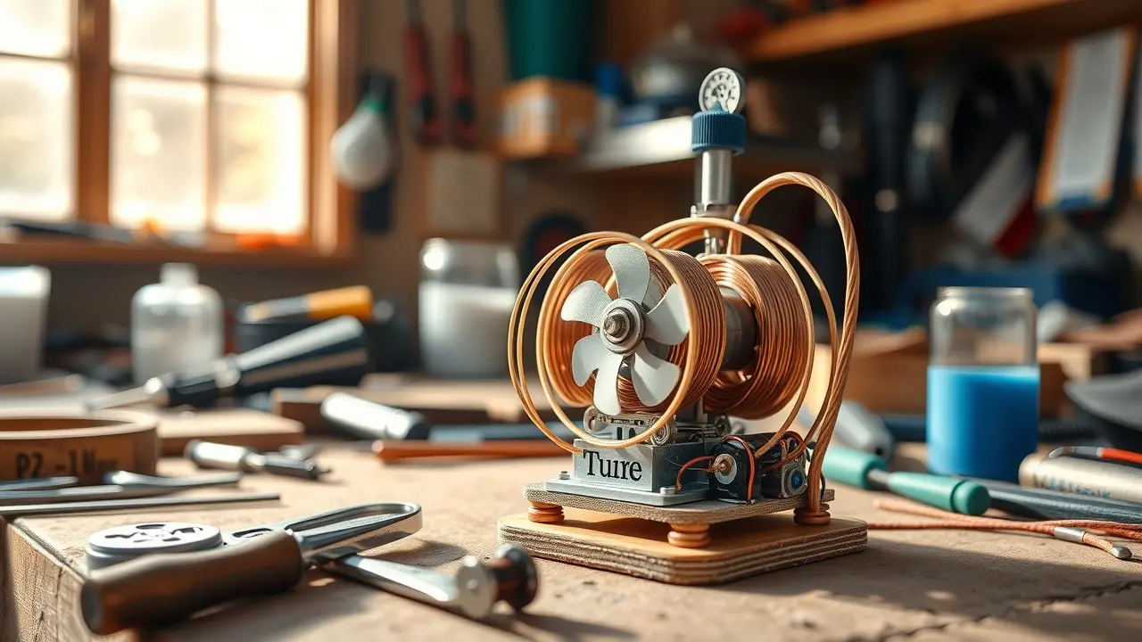 Ground Power Generator Review: Can You Really Generate Free Energy? Hand-built ground power generator on a workbench