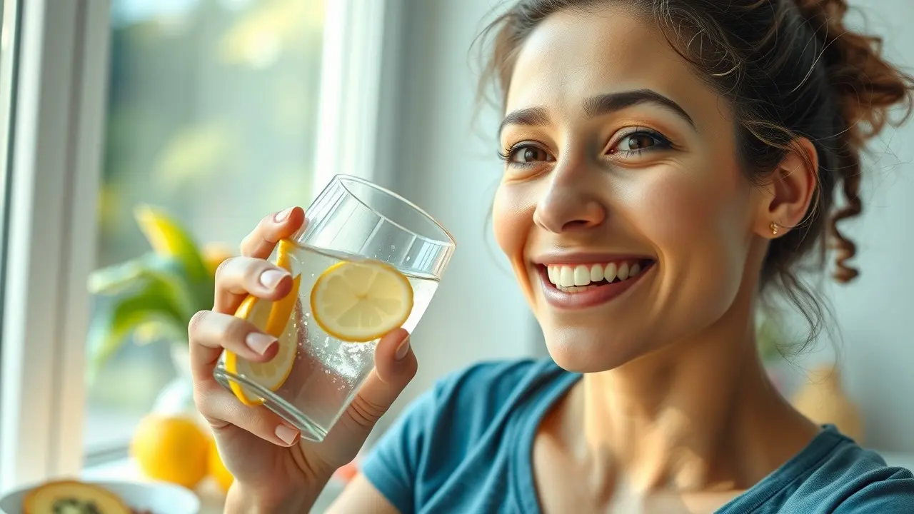Hidragenix Review: Does This Weight Loss Supplement Really Work? Healthy person drinks water with lemon slices