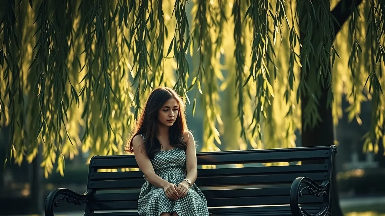 Hook Your Ex Review: Can This System Really Help? Sad woman sitting alone on a park bench after a breakup