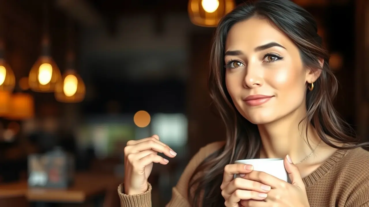 How Do I Get Him Back?: A Comprehensive Review and Guide Woman thoughtfully drinking coffee, hopeful about getting her ex back